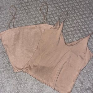 tan tank top set bundle